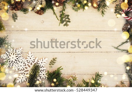 Christmas Composition Christmas Gift Knitted Blanket Stock Photo ...