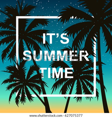 Summer Time Wallpaper Fun Party Background Stock Vector 407843368 ...