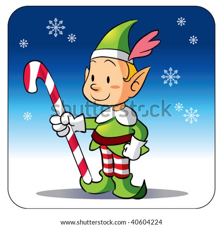 Cute Christmas Fairy Flying Snowing Sky Stock Illustration 42171817 ...