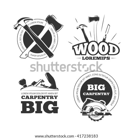 Vintage Plumbing Emblems Labels Design Elements Stock ...