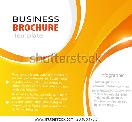 Orange Abstract Vector Business Background With Place For Text Creative Flyer Design Poster Orange Abstract Vector Business Background With Place For Text Creative Flyer Design Poster