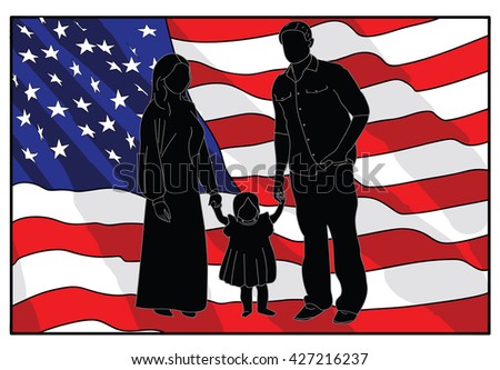 Us Military Service Man Saluting American Stock Illustration 14871901 ...