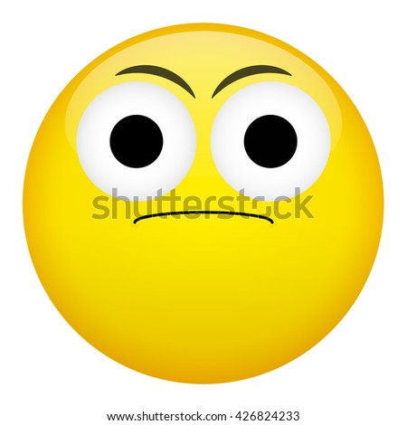 Sulk Emoji Bad Emotion Pout Emoticon Stock Vector 456089950 - Shutterstock