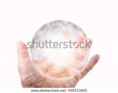 Both Hands Holding Translucent Ball Stock Photo 19836649 - Shutterstock