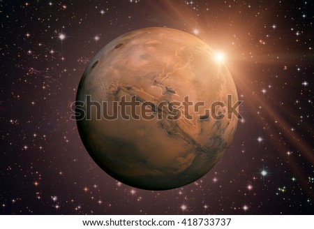 a description of mars as the fourth planet from the sun Stargazers from antiquity have called mars, the fourth planet from the sun, mars, the red planet the red color of the surface comes from iron oxide or rust in the soil the topography is characterized by large volcanoes and deep valleys, and mars experiences frequent planet-wide wind storms. a description of mars as the fourth planet from the sun Stargazers from antiquity have called mars, the fourth planet from the sun, mars, the red planet the red color of the surface comes from iron oxide or rust in the soil the topography is characterized by large volcanoes and deep valleys, and mars experiences frequent planet-wide wind storms.