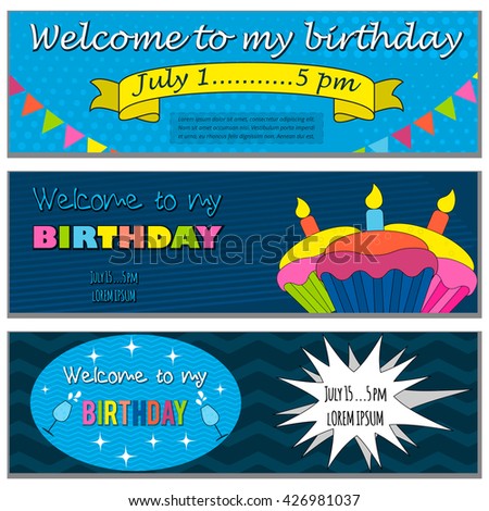 Welcome Invitation Card Design 4