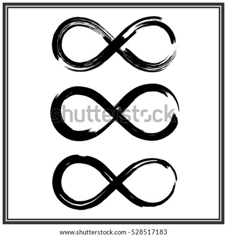 Infinity Symbol Vector Set Isolated On Stock Vector 454606696 Shutterstock Infinity Symbol Photoshop Template