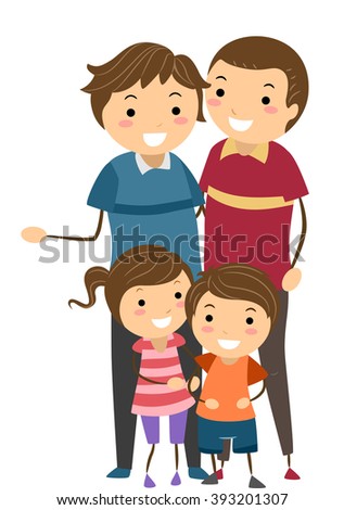 Mother Child Shopping Concept Infographics Proper Stock Vector ...