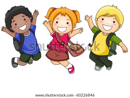 Illustration Group Kids Talking Stock Vector 70939990 - Shutterstock