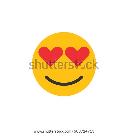 Love Emoji Vector Stock 485033491 Shutterstock Icon Gambar