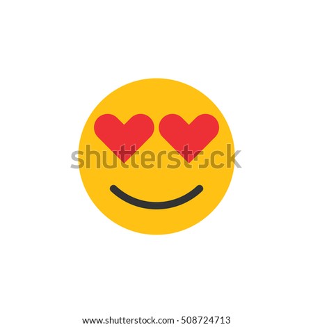 Valentines Day Emoticon Icons Love Emoji Stock Vector 371367493 ...