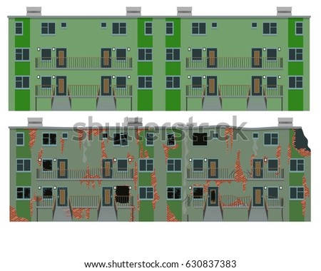 Apartment Building Illustration apartment house new old vector illustration stock vector 620756231 Apartment Building Illustration apartment house new old vector illustration stock vector 620756231
