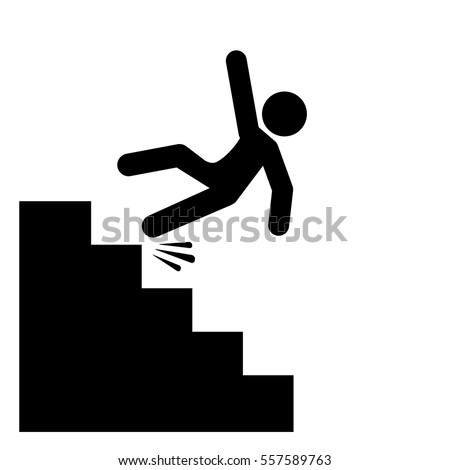 Beautiful Woman Walking Stairs Stock Vector 11019925 - Shutterstock