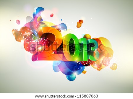 New Year Design Stock Vector 63629908 - Shutterstock