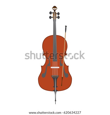 Illustration Collection Beautiful Musical Instrument String Stock