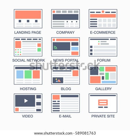 Types Of Templates For Website