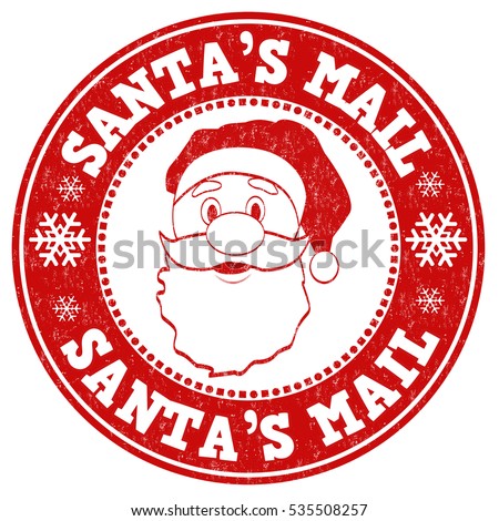 santas official mail grunge rubber stamp stock vector vintage style christmas rubber stamps