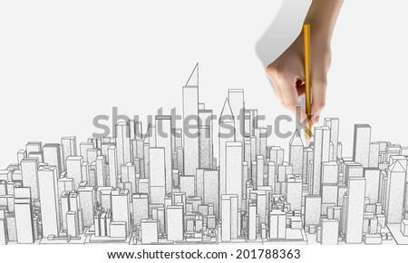 Construction Site Lots Tower Cranes Vector Stock Vector 252681295 ...