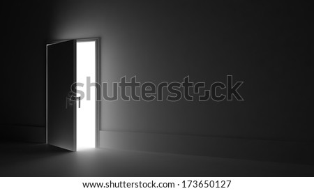 Open Door Black And White Open Door Black And White