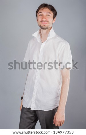 Very Skinny Guy Flexing His Muscles Stock Photo 80688148 - Shutterstock