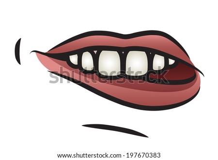 Mouth Stock Vector 85841380 - Shutterstock