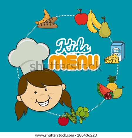 Food Products Logo Boy Blue Background Food Products Logo Boy Blue Background