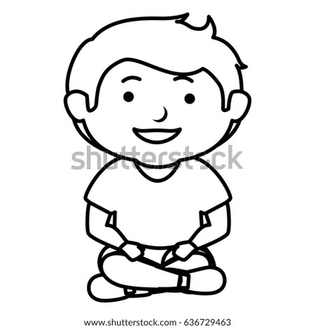 Smiling Boy Texting Cellular Phone Cartoon Stock Vector 263659325 ...