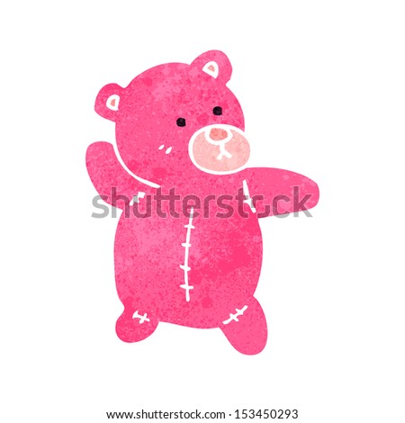 teddy bear pink cartoon