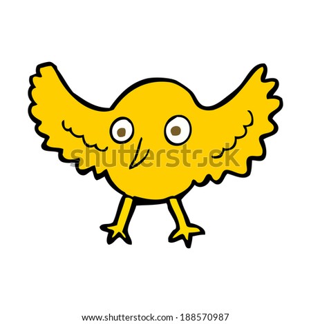 Yellow Bird Cartoon Vector Illustration Stock Vector 47130883 ...