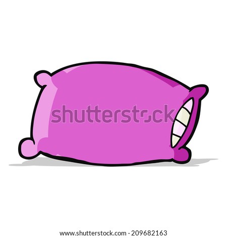 Cartoon Bed Pillow Stock Vector 103855667 - Shutterstock