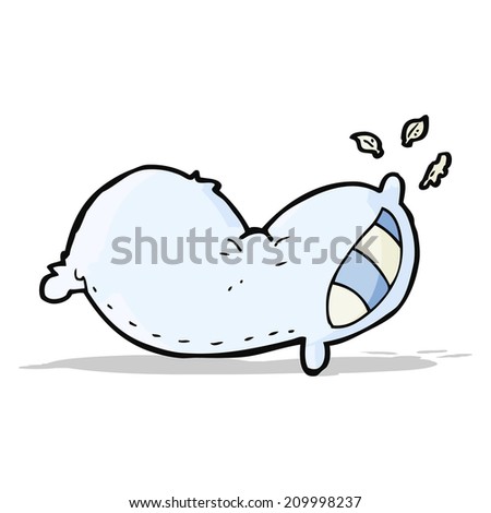 Cartoon Bed Pillow Stock Vector 103855667 - Shutterstock