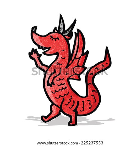 Welsh Dragon Cartoon Stock Vector 67483897 - Shutterstock