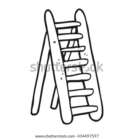 Childs Drawing Ladder Stock Vector 46412143 - Shutterstock