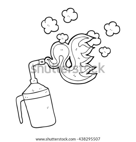 Quirky Drawing Cloud Blowing Wind Stock Vector 51374806 - Shutterstock