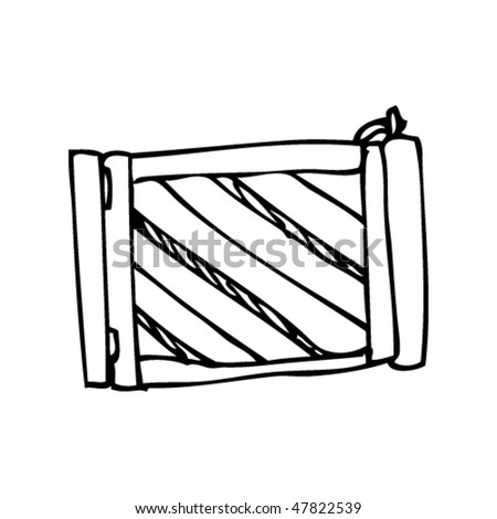 Cartoon Gate Stock Illustration 96845026 - Shutterstock