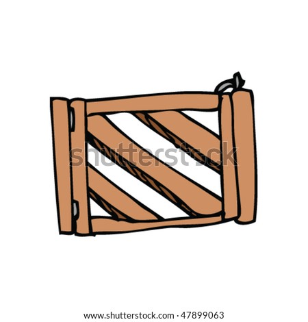 Cartoon Gate Stock Illustration 96845026 - Shutterstock