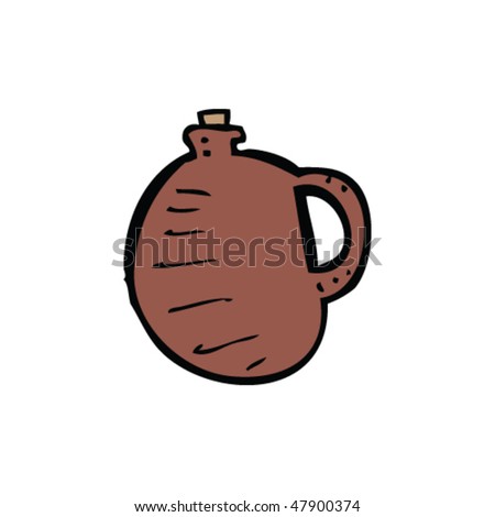 Cider Bottle Cartoon Stock Vector 65576074 - Shutterstock