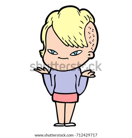 Cartoon Woman Stock Vector 109191062 - Shutterstock