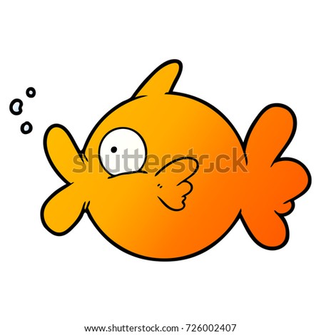 Cartoon Smelly Old Fish Bones Stock Vector 125047787 - Shutterstock