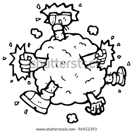 Cartoon Fight Cloud Stock Illustration 96366968 - Shutterstock