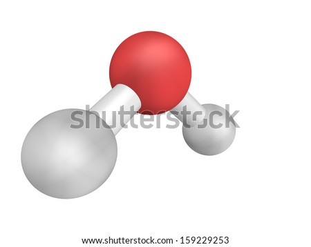 Water H2o Molecule Chemical Structure Stock Illustration 107631395 ...