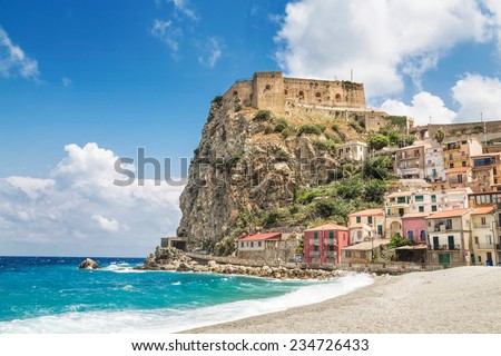 Le Castella Capo Rizzuto Calabria Italy Stock Photo 410342590 ...