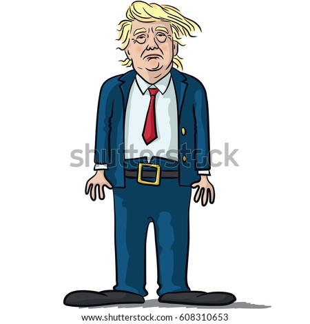 October 15 2016 Donald Trump Shouting Stock Vector 498666733 - Shutterstock