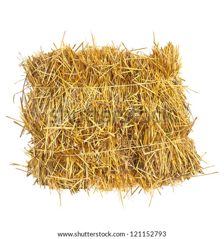 Bale Tied Natural Farming Straw Hay Stock Photo 118723645 - Shutterstock