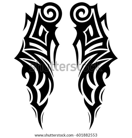 tribal tattoo art designs sketched simple stock vector 622472708 tribal tattoo art designs sketched simple stock vector 622472708