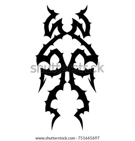 tattoo tribal designs sketched simple isolated stock vector tattoo tribal designs sketched simple isolated stock vector
