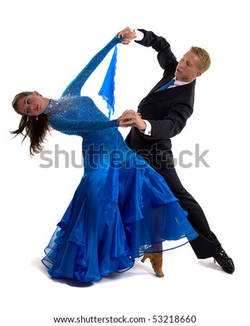 Beautiful Couple Active Ballroom Dance Stock Photo 87428651 - Shutterstock