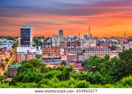 Lynchburg Virginia Usa Downtown City Skyline Stock Photo 455706052 ...