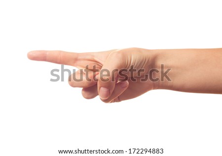 Index Finger Pointing Stock Photo 578295604 - Shutterstock