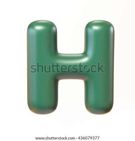 Slimy Font Type Letter H Stock Vector 320589716 - Shutterstock